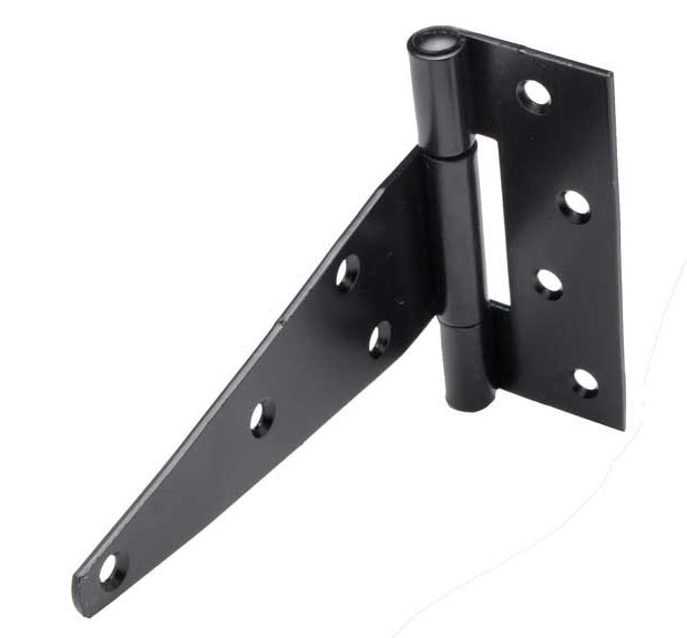 t-Hinge (Straight) powder coat black